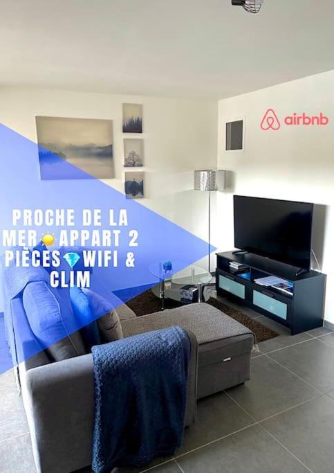 Proche Mer Et Centre Appart 2 Pieces Wifi&Clim Sainte-Maxime Luaran gambar